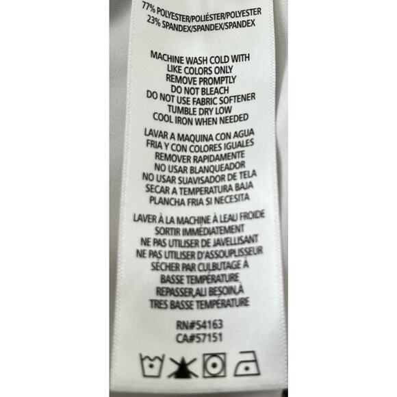 CALVIN KLEIN RACERBACK PADDED SPORTS BRA, WOMENS, XL YELLOW TAN ABSTRACT PATTERN - Picture 10 of 11